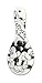 Disney Mickey and Minnie Mouse Sketch Ceramic Spoon Rest, 9 Inches