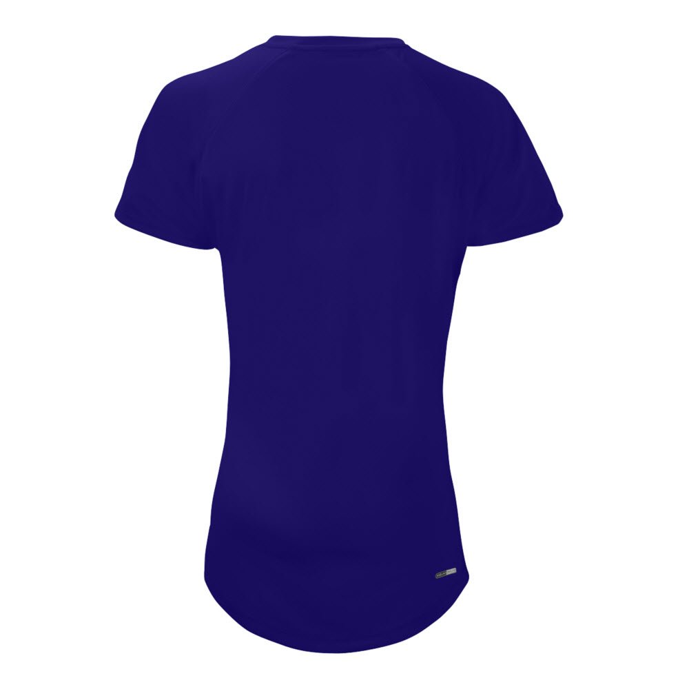 Mizuno 350584.6000.04.S Girls Comp ss v-Neck S Purple-White