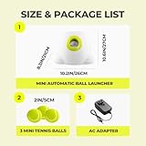 ALL FOR PAWS Automatic Dog Ball Launcher, Interactive Tennis Ball Thrower for Small and Medium Size Dogs, Interactive Dog Toy Mental Stimulation Toys with 3 Balls, Mini Version - Image 9