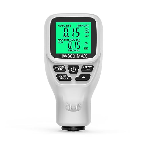 Medidor digital de espesor de pintura 0-2000UM pantalla LCD miniatura 1