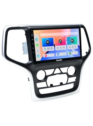Dasaita Android 13 Car Stereo for Jeep Grand Cherokee 2014-2020, 9 Inch Touchscreen Head Unit with Wireless CarPlay & Android Auto, 6GB RAM 64GB ROM, 4G LTE & 5G WiFi, Plug and Play