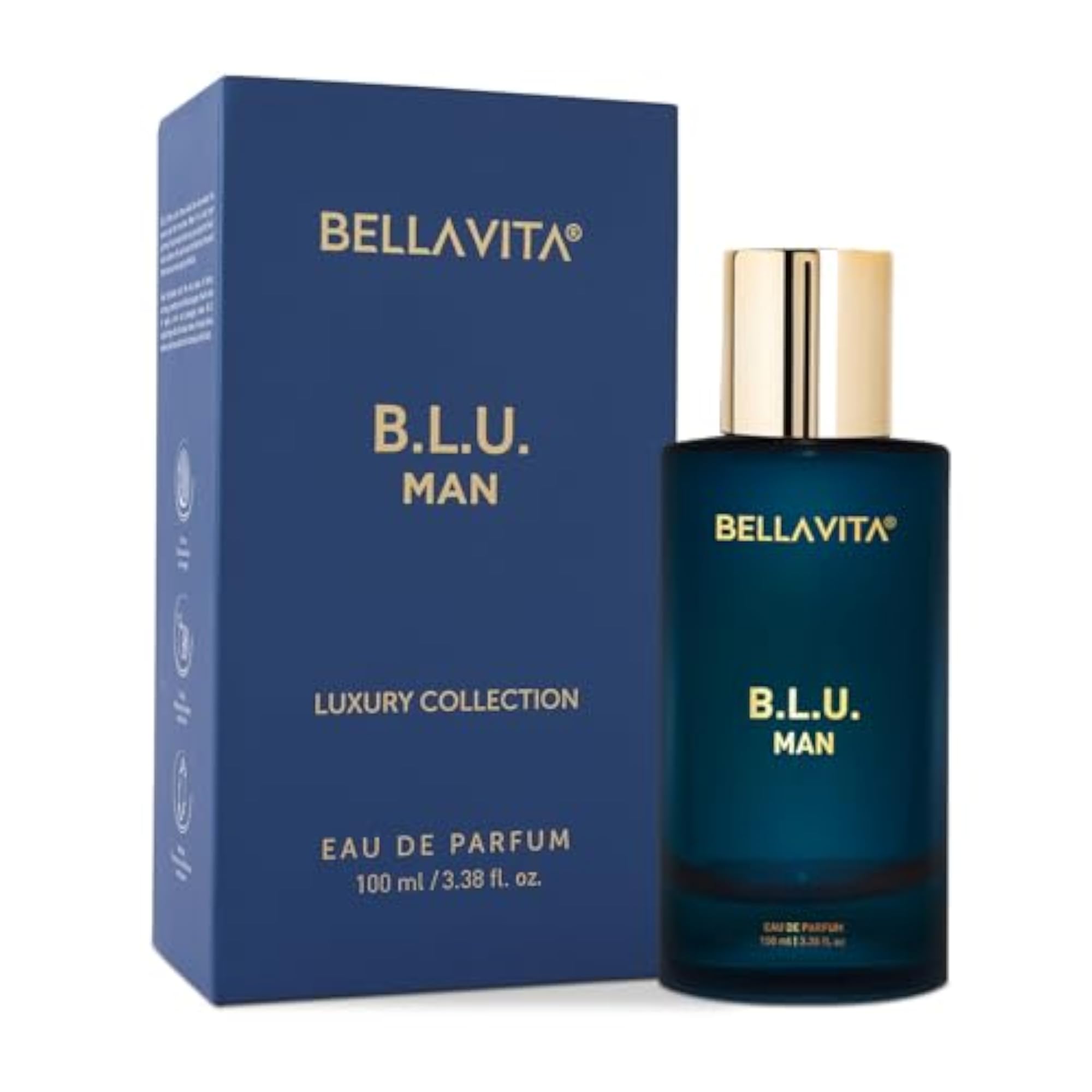 B.L.U Man Eau De Parfum, Premium Long Lasting Fragrance