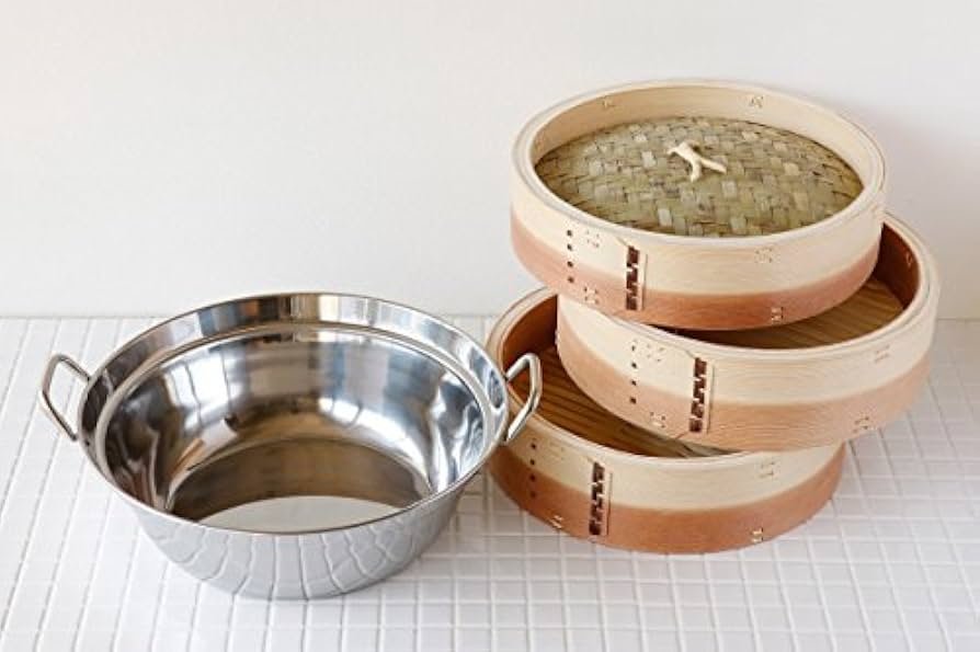 かごや せいろ 30cm ステンレス鍋セット Amazon｜【かごや】杉 中華蒸篭(セイロ・蒸し器)30cmステンレス
