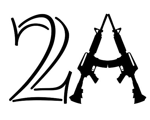 Legacy Innovations LLI 2nd Amendment AR15 Guns | Decal Vinyl Sticker | Cars Trucks Vans Walls Laptop | Black| 5.6 x 3.8 in | LLI1516