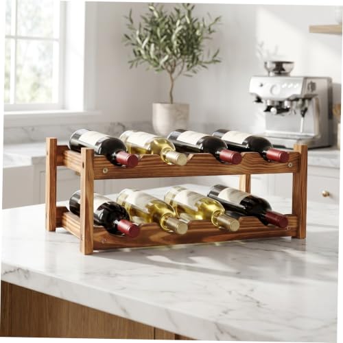 Soporte para Botellas de Vino de Madera 2 Niveles miniatura 7