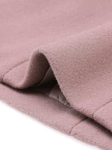 Image of Allegra K Women's Winter Classic Overcoat with Pockets Single Breasted Coat | Soft pea coat, Fully lined outerwear, Trendy, Fall office peacoat, Warm casual holiday everyday wear,