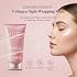 Collagen Night Wrapping Mask, Overnight Peel Off Face Mask, Hydrating Moisturizing & Restored Balance Glass Skin Sleeping Facial Mask, Skincare for All Skin Types Beauty Care (2.53 fl.oz)