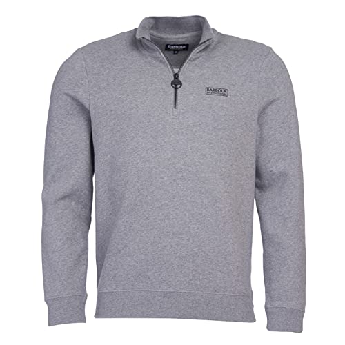 Preisvergleich Produktbild Barbour International Essential Half Zip Sweatshirt Anthracite Marl, grau, M