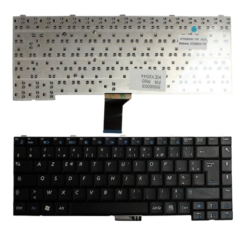 Clavier PC portable de rechange noir pour ordinateur Samsung NP-R60FS05 Power4Laptops