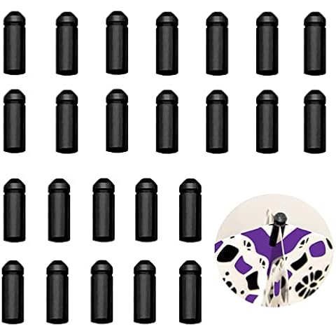 LNQ LUNIQI 24 Pcs Dart Flight Wing Savers Protectors Aluminum Alloy Dart Wing Corrector Fixed 90 Degrees Professional Competition Dart Accessories(Black) Cover