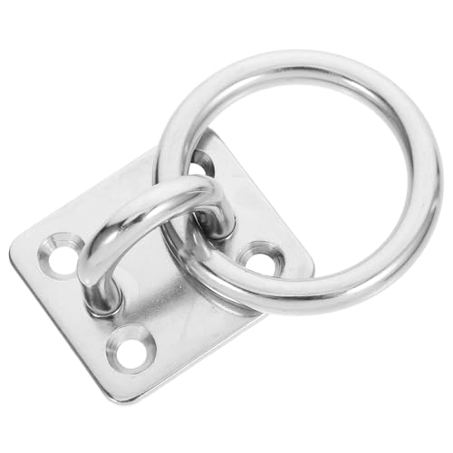 MUCKLILY Ceiling Hook Pad Eye Plate Heavy Duty Stainless Steel Hooks for Mounting Ceiling Decks