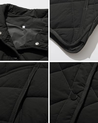 Gacaky Women's Puffer Vest Sleeveless Button Down Outerwear Warm Quilted Lightweight Down Winter Jackets Coats3