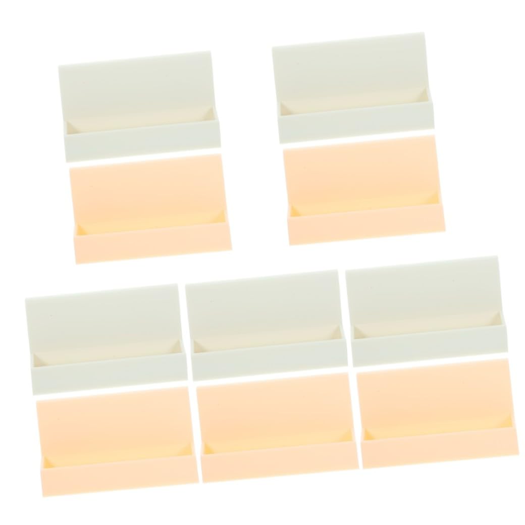 DOITOOL 5 Series Soporte Para Tarjetas De Visita Titular De Tarjeta De Negocios Práctico Y Elegante Y Base Estable Y Resistente 2 Piezas X 5
