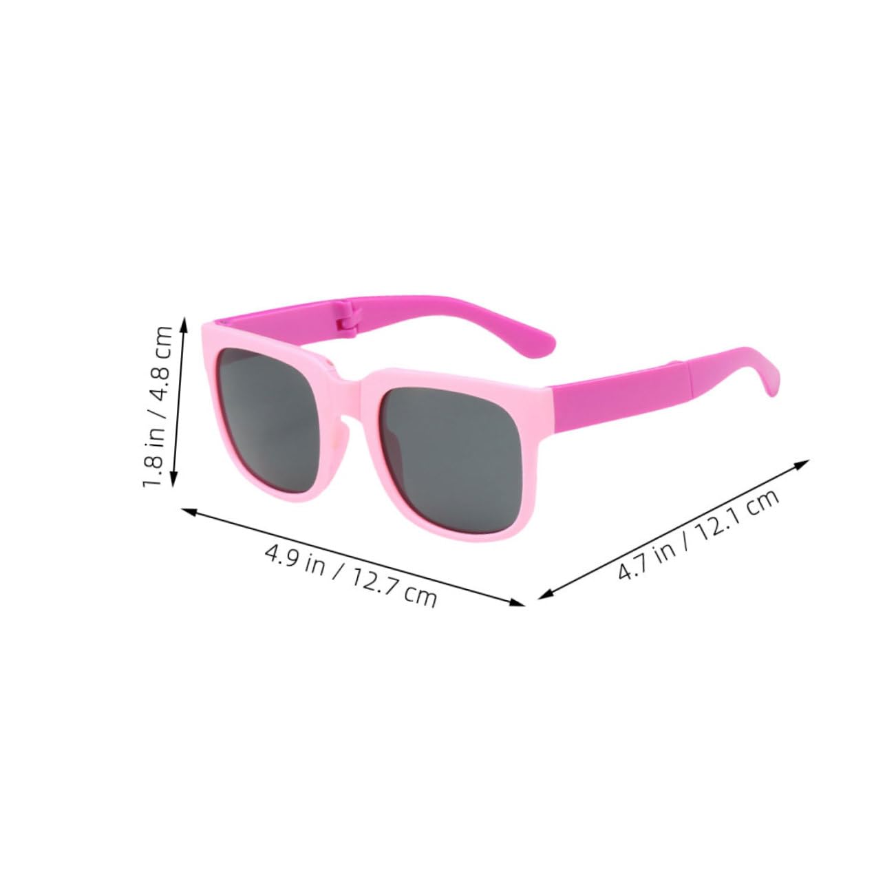 Beavorty Polarized Sunglasses for Boys and Girls 2 Pack Folding Lightweight Suitable for Boys Girls