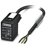 PHOENIX CONTACT SAC-3P-10.0-PVC/B-1L-V Sensor/Aktor Kabel, 3-Polig, 10m Kabellänge, 363.100g, Schwarz