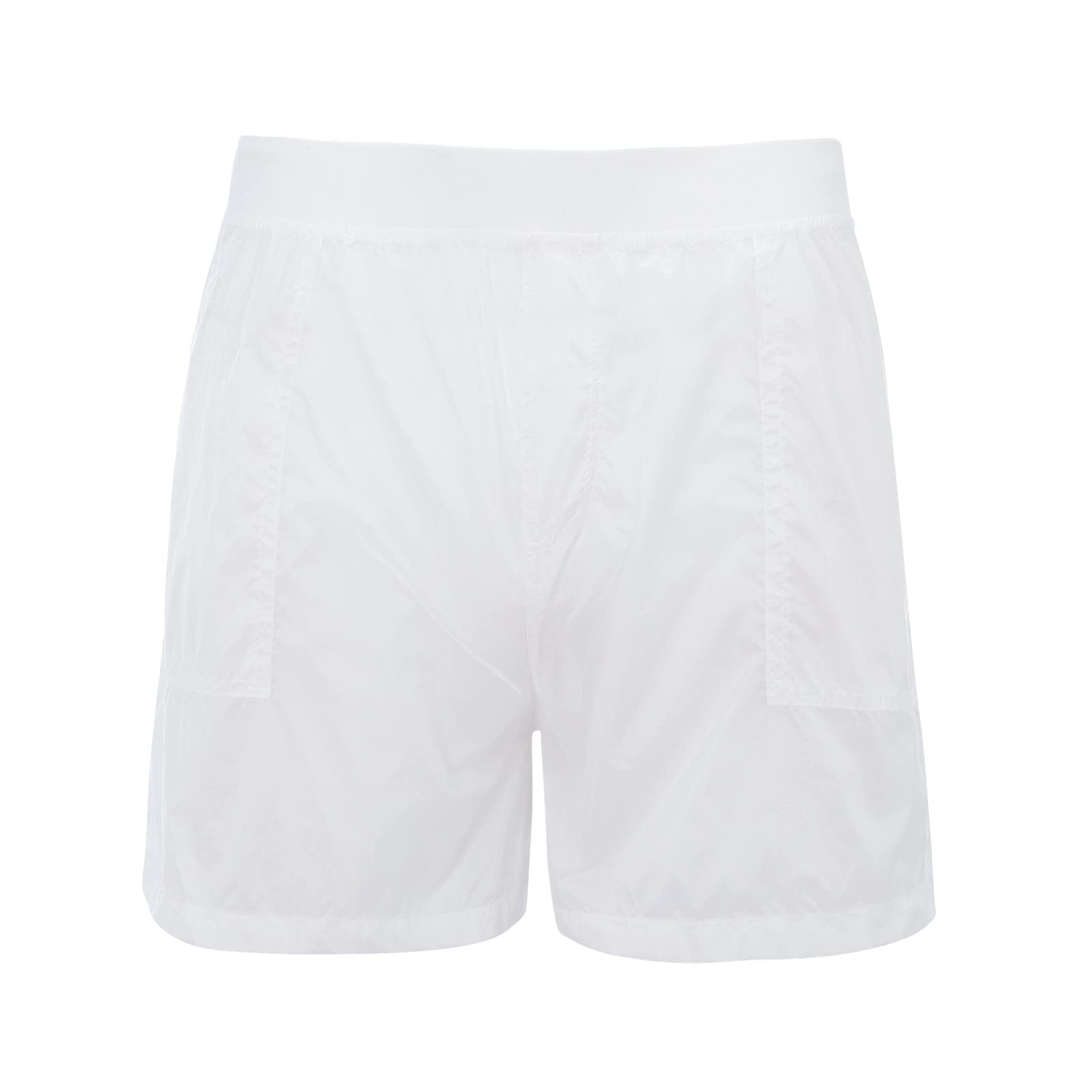 Slip de bain transparent pour homme - Design sportif - Doublure en maille - Séchage rapide - Pour entraînement de natation et activités de plage - Short de bain léger
