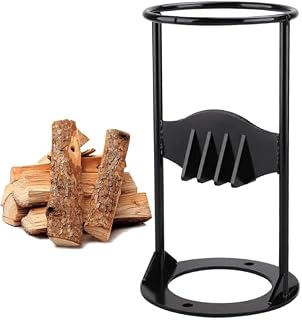 Wood Splitter, Firewood Kindling Splitter, Log Splitter Wood Splitter, Heavy Duty Manual Wood Splitter, Wood Kindling Splitter, Manual Splitting Tool, Manual Kindling Cracker for Home Campsite (M)