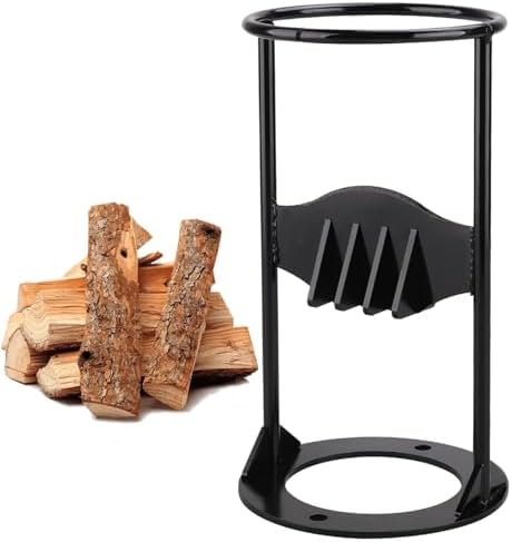 Wood Splitter, Firewood Kindling Splitter, Log Splitter Wood Splitter, Heavy Duty Manual Wood Splitter, Wood Kindling Splitter, Manual Splitting Tool, Manual Kindling Cracker for Home Campsite (M)