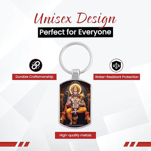 Image of Stylish Metal Keychains with Permanent Glossy Print - Inspirational Quotes & Spiritual Designs - Perfect Key chains for loved ones, Personal Use, Gifts & Return Gifts