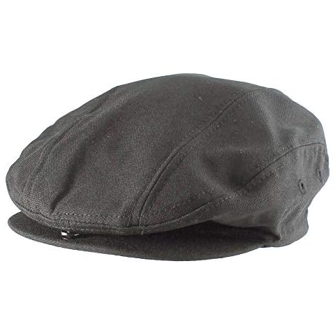 Morehats Plain Newsboy Cap Gatsby Golf Hat - Charcoal (Medium) Cover
