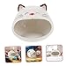 ERINGOGO Ceramic Hamster Nest for Pets Summer Cooling Hideout Safe Pet House for Hamsters and Guinea Pigs Multi Functional Storage Box for Keys and Candy Cute Animal Decor