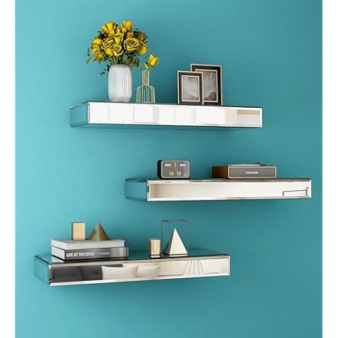 SHYFOY Mirrored Floating Shelves Set Cover