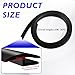 1.8M/6Ft Windshield Cowl Rubber Seal Strip, H-Shape Window Door Sunroof Seal, Waterproof & Soundproof Molding Trim Strips, Cuttable Weather Stripping Seal Strip for Cars/Trucks/SUVs