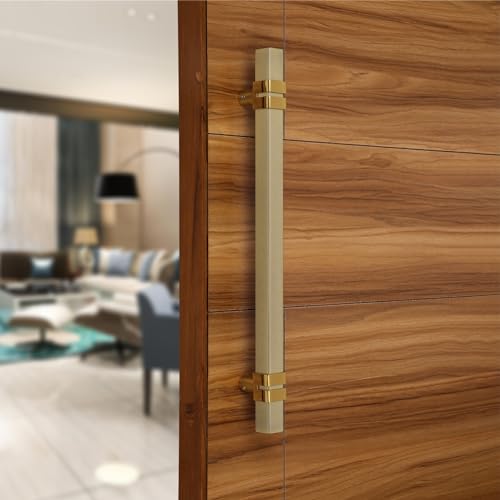 Image of LAPO 18 inch Square Stainless Steel Door Handle for Main Door /Glass Door Pull Push Handle /Main Door Handle for All Door (Pack of 1) Antique Finish | 3 Years Warranty