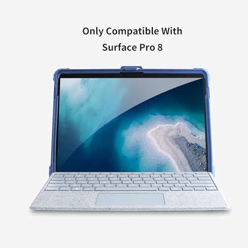 Funda Surface Pro 8 azul ideal para trabajar de pie en movilidad 2