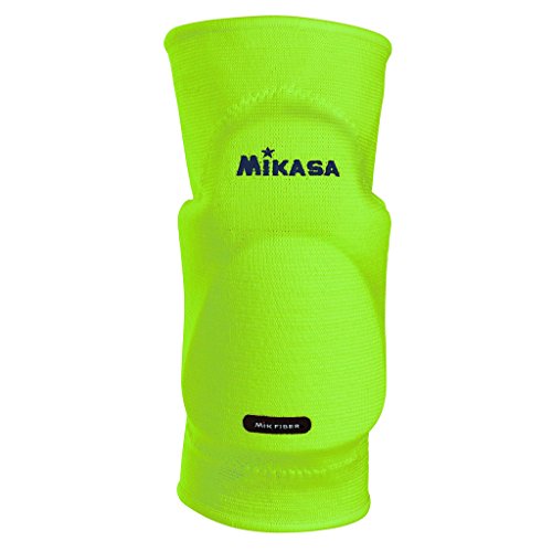 Mikasa Kobe Rodilleras Junior, Todo el año, Unisex, Color Verde - Verde neón, tamaño Talla única
