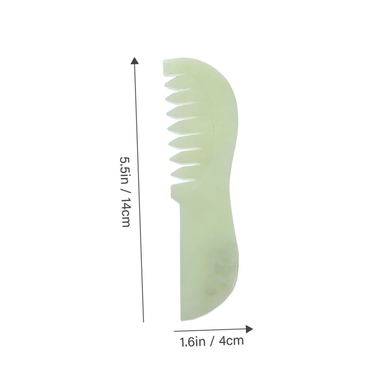KOMBIUDA 4stücke Jade Combs Für Kopfhautmassage Handgefertigte Massagekämme Aus Jade Für Frauen Und Männer Zur Des Haarwachstums Entspannung Der Kopfhaut