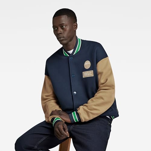Miniatura 5 de G-Star Raw Bomber Loose Sweatshirt Para Hombre, Multicolor Salute Berge D22741-C988-D967 , L