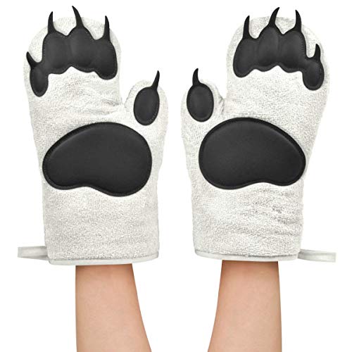Fred & Friends Polar Bear Hands Oven Mitts, Set Of 2, Medium (5200172) #TOP1