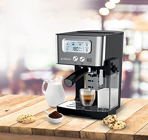 Machine expresso Sencor Thermoblock en acier avec réservoir lait