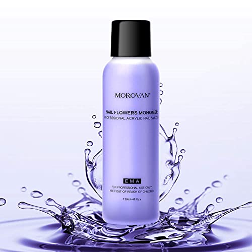 Morovan Acrylflüssigkeit für Nägel Professionelle 120ml Acryl Liquid Monomer für Acrylpulver Acryl nagelverlängerung… – Bild 7