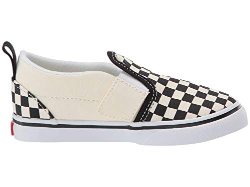 Vans Vans Toddler's Slip On V, (Checkerboard) Bkack/Off White, Size 3 Toddler