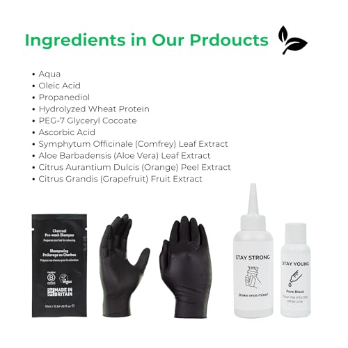 Tinte para Cabello Negro para Hombres, Cobertura de Raíces miniatura 4