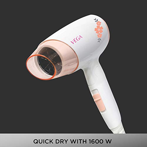 Image of VEGA Insta Style 1600 Hair Dryer (VHDH-21), White