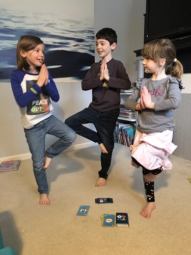 Image of Yugo Yoga Cards for Kids & Families - Award Winning - Interactive Yoga Card Game with Yoga Poses, Balance, Movement & Mindfulness Activities