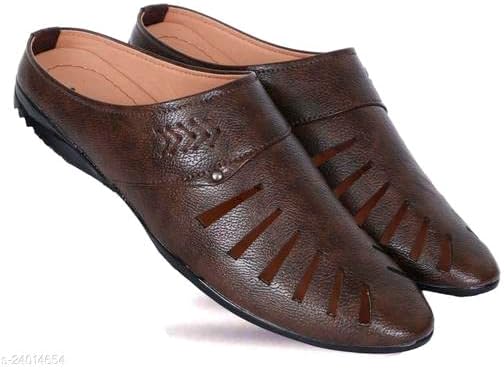 Jimmy Men Fashionable Genuine Leather Lightweight | Comfortable | Slip Resisdent Sandal for Daily and Formal Wear