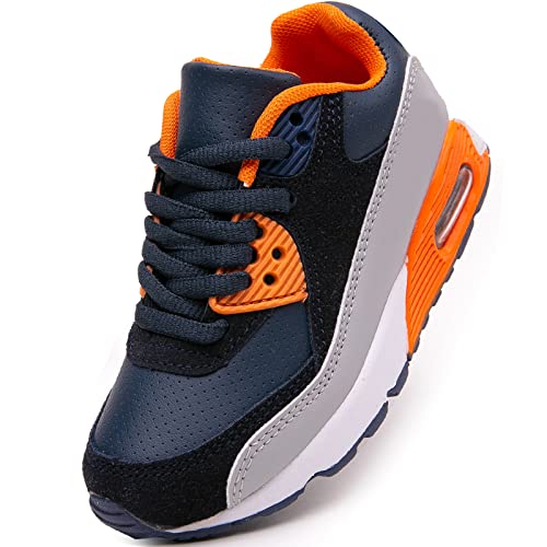 Guochenxy Kids Shoes Toddler Girls Sneakers Boys Running Sports Soft Soled Elastic Cushion Cool Orange #TOP16