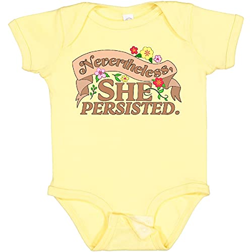 inktastic Nevertheless She Persisted Baby Bodysuit
