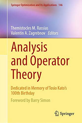 Buy Analysis and Operator Theory — BookShops.in
