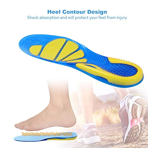 Plantillas de gel de silicona para deporte unisex tamaño L miniatura 4