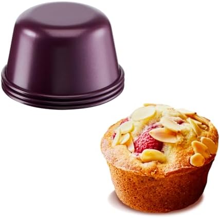Set de 3 moules à muffins Tefal Creabake J3069404 Violet Byzance