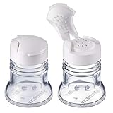 Ideal für die Gastronomie, einsetzbar beim Party-Büffet, in der Küche und am Esstisch: Zum dekorativen Aufbewahren von Salz, gemahlenem Pfeffer oder anderen fein gemahlenen Gewürzen