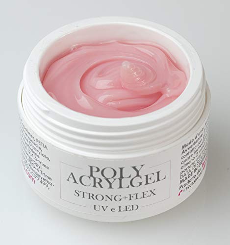 Beauty Space Nails Polyacrylgel Milky Rose Polyacrylgel Hybrid zwischen Gel und Acryl, Milky Rose - 30 ml – Bild 3