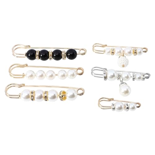 OATIPHO Lot De 6 Broches Serrage De Taille En Métal Pour Jupe Et Pantalon Épingles Réglables Pour Vêtements Femme Accessoires Mode Polyvalents Pour Ajuster Et Fixer La Taille