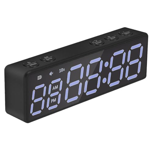 Temporizador portátil recargable USB con cronómetro y base magnética para entrenamiento