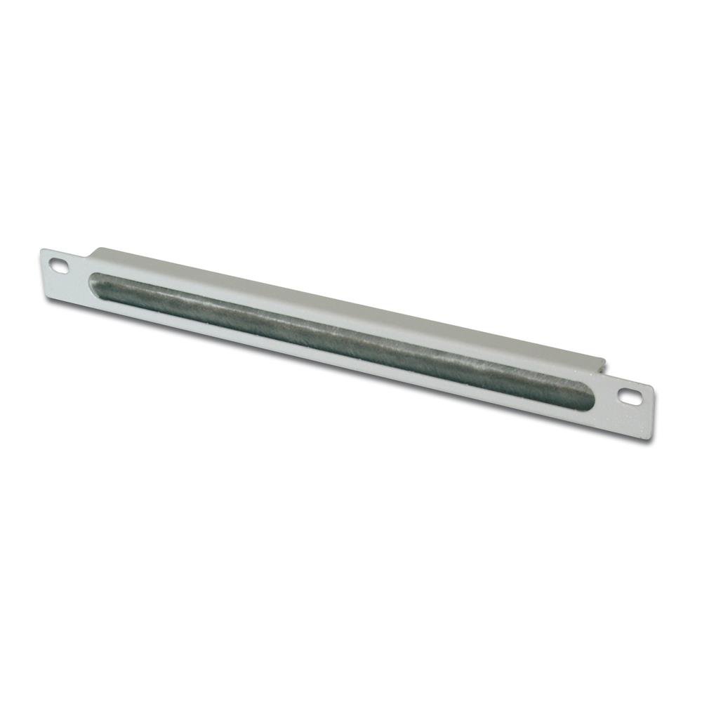 Digitus cable entry panel - 10-inch (254 mm) - Cable entry - With brush strip - 0.5U - Grey